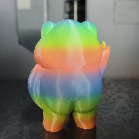 Cheeky Middle Finger Frog | Gag Gift | Fun Desk Toy | Decor | 3D Printed - Picture 3 of 17